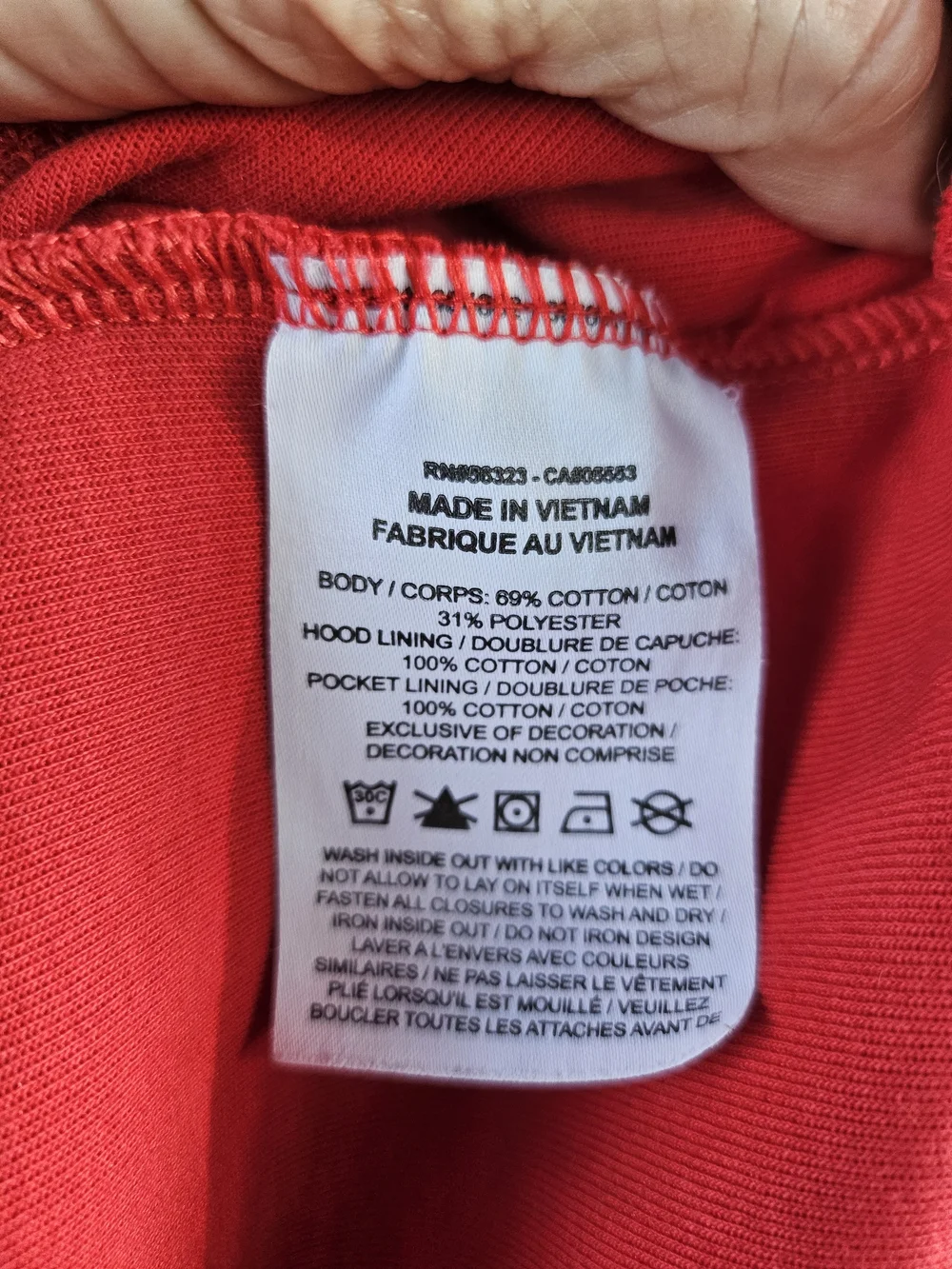 Nike Techical Red Hooded Athletic Jacket Boys Kids M